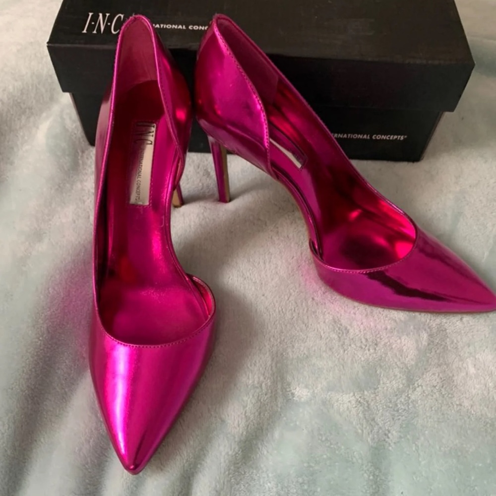 I.N.C Bright Fuchsia Heels